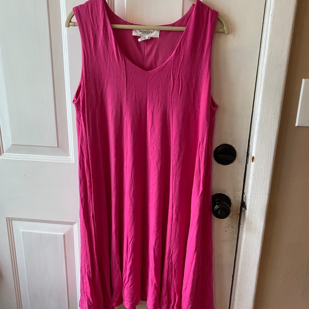 PINK SLEEVELESS DRESS M